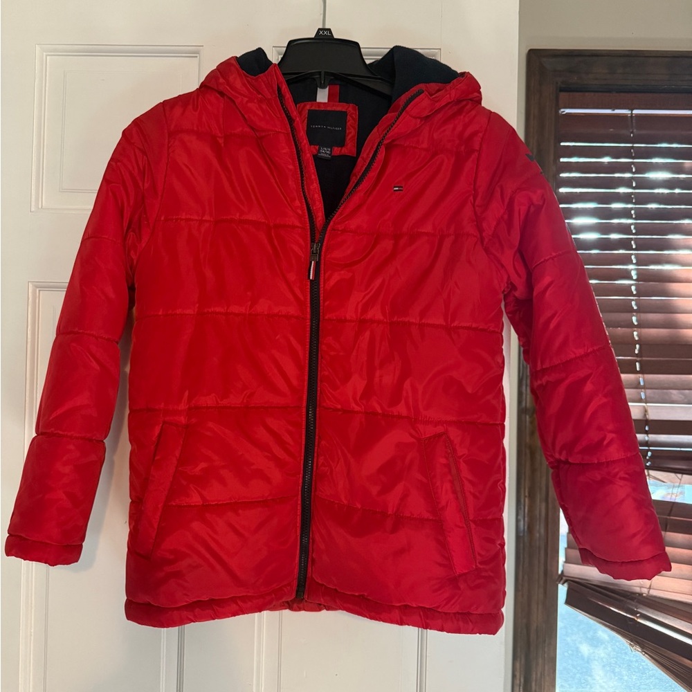 Tommy Hilfiger Bright Red Kids Puffer Jacket